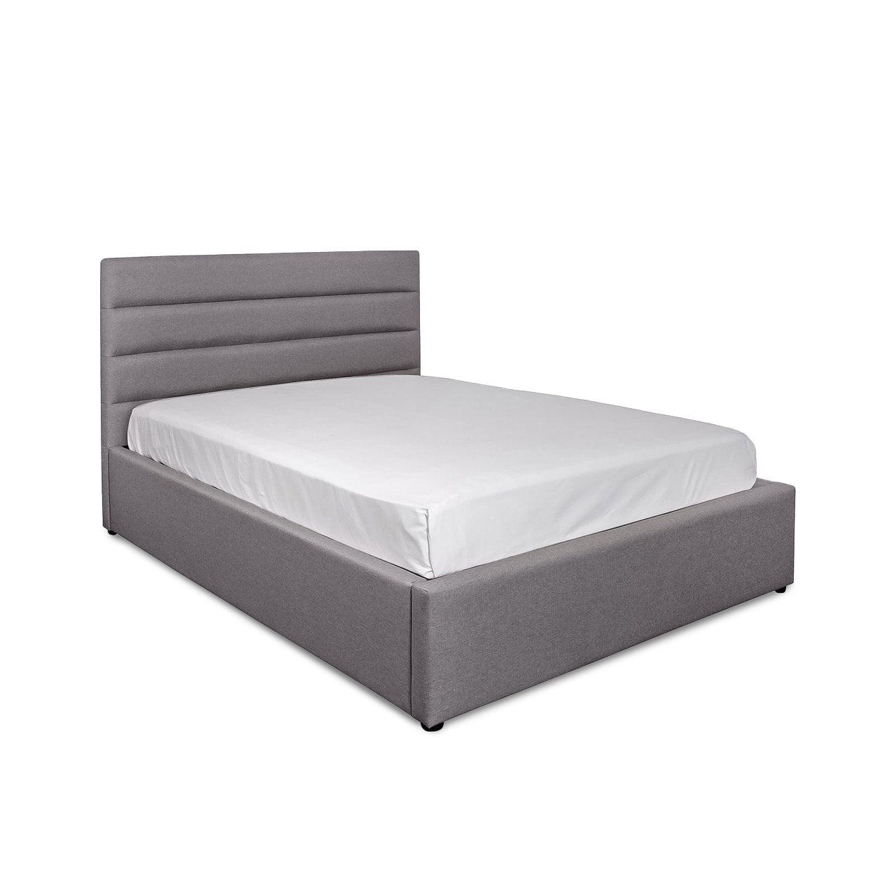 baseJustin Double Bed - Greige - Dekor Butik