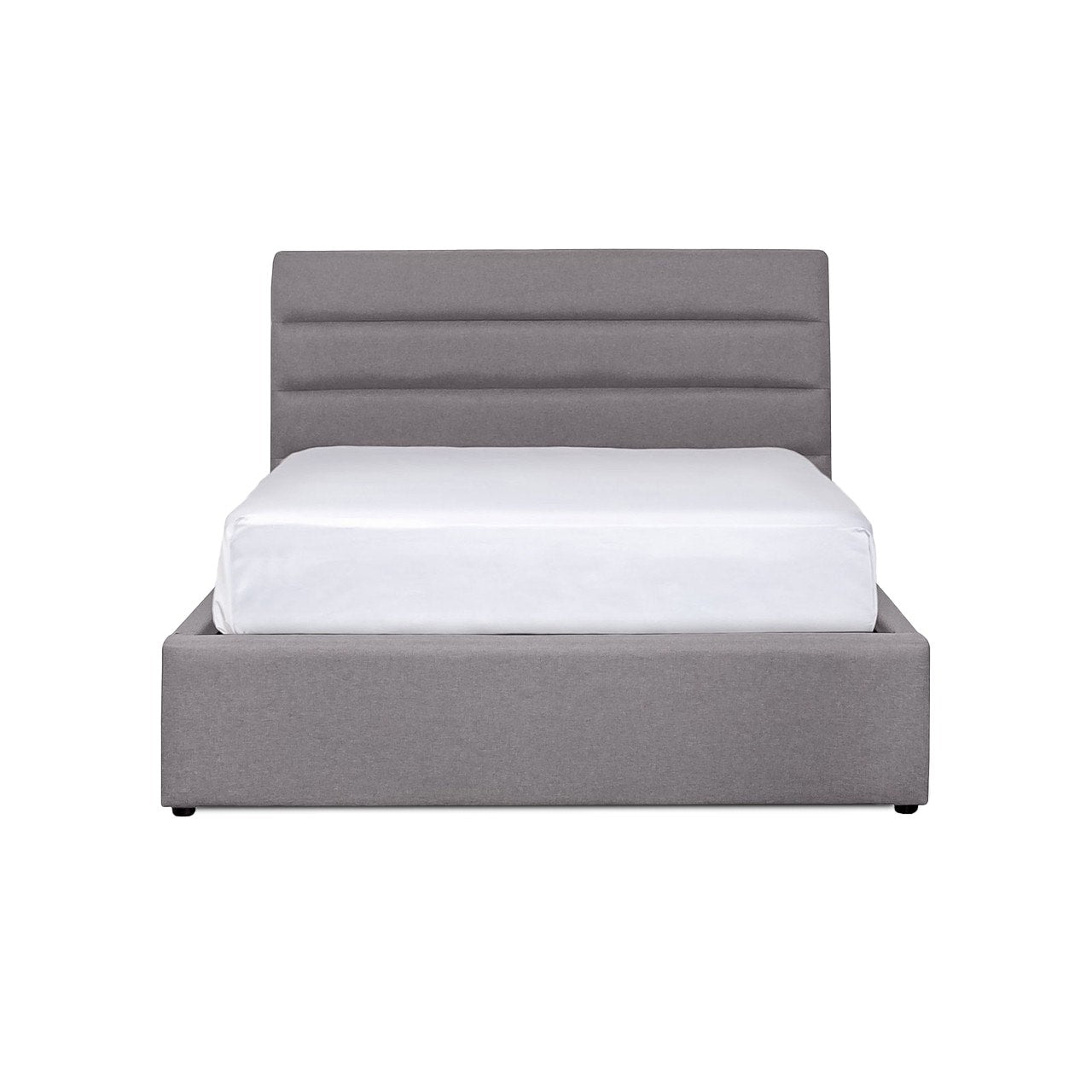baseJustin Double Bed - Greige - Dekor Butik