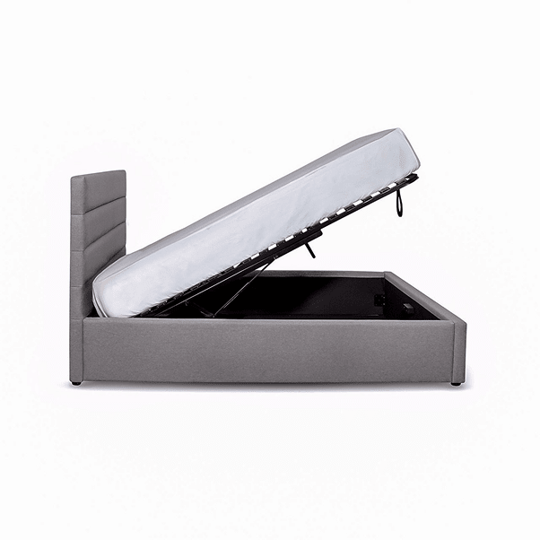 Justin Double Storage Bed - Dark Greige - Dekor Butik