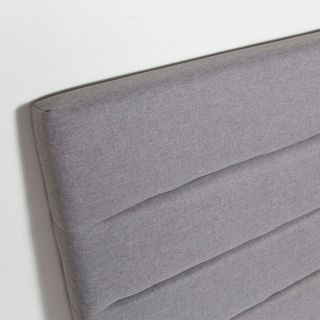 baseJustin Double Storage Bed - Greige - Dekor Butik
