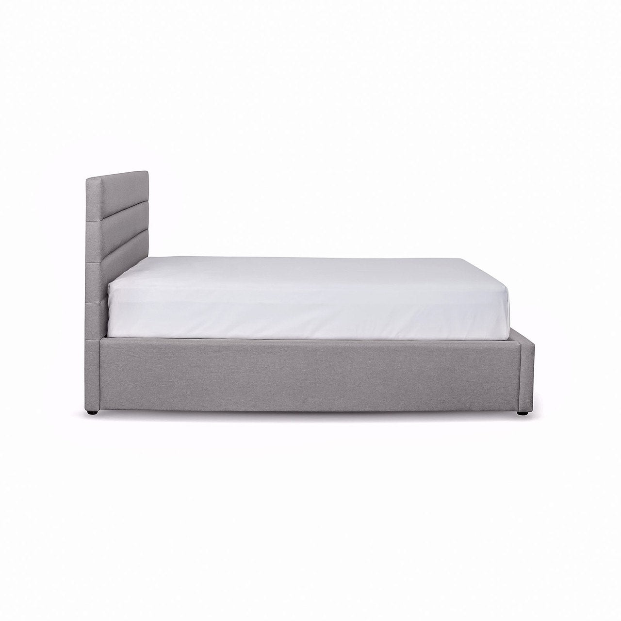 baseJustin Double Storage Bed - Greige - Dekor Butik