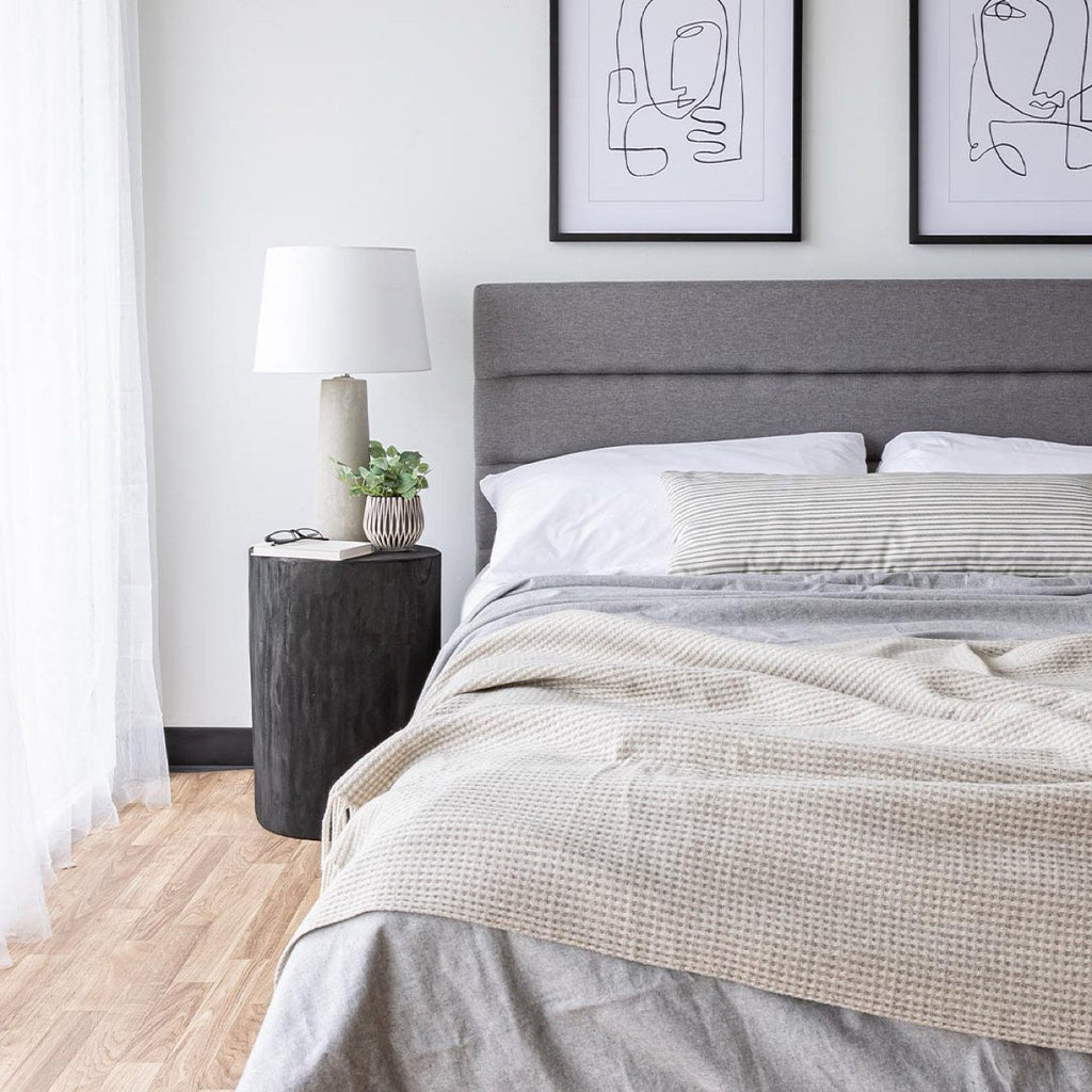 baseJustin Double Storage Bed - Greige - Dekor Butik