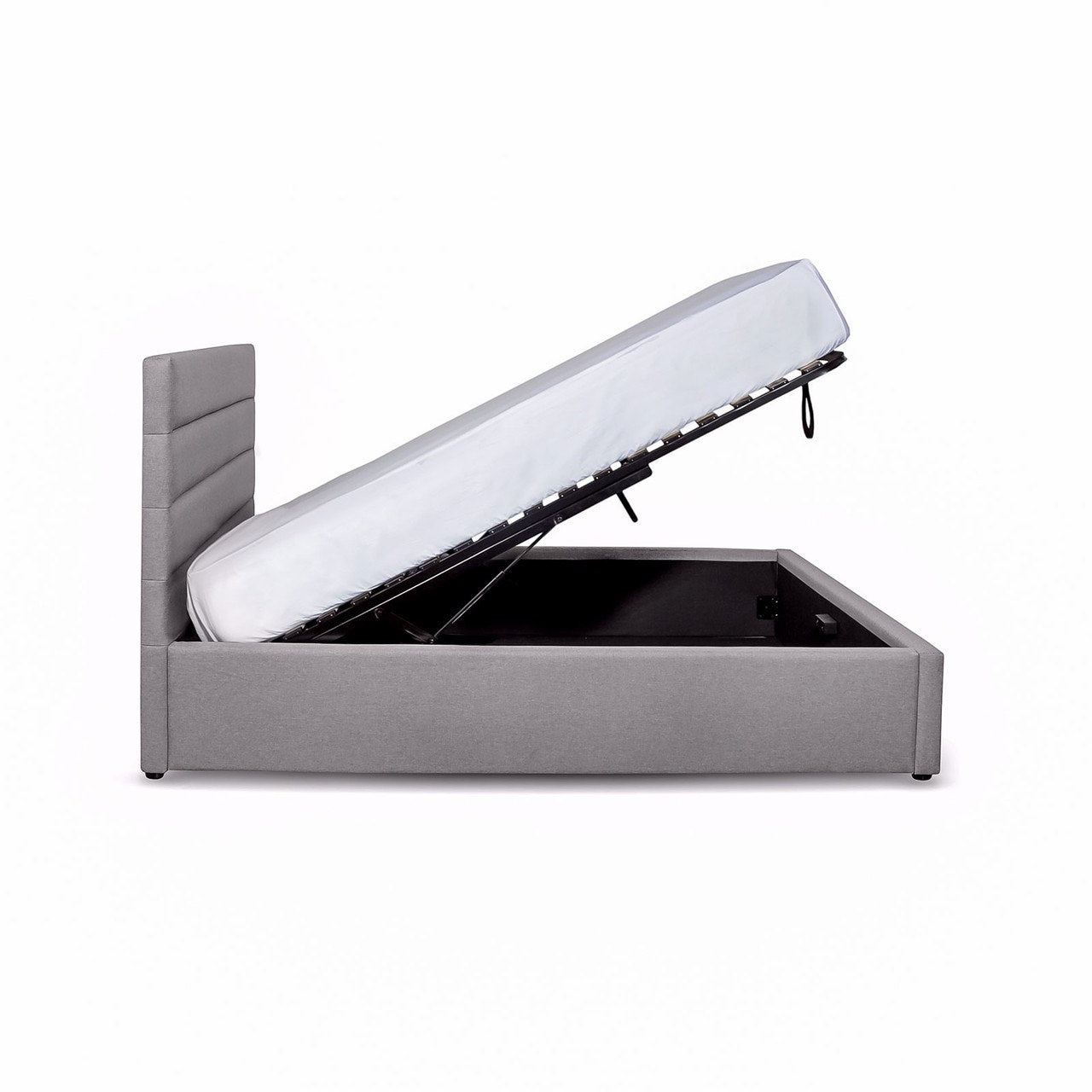 baseJustin Double Storage Bed - Greige - Dekor Butik