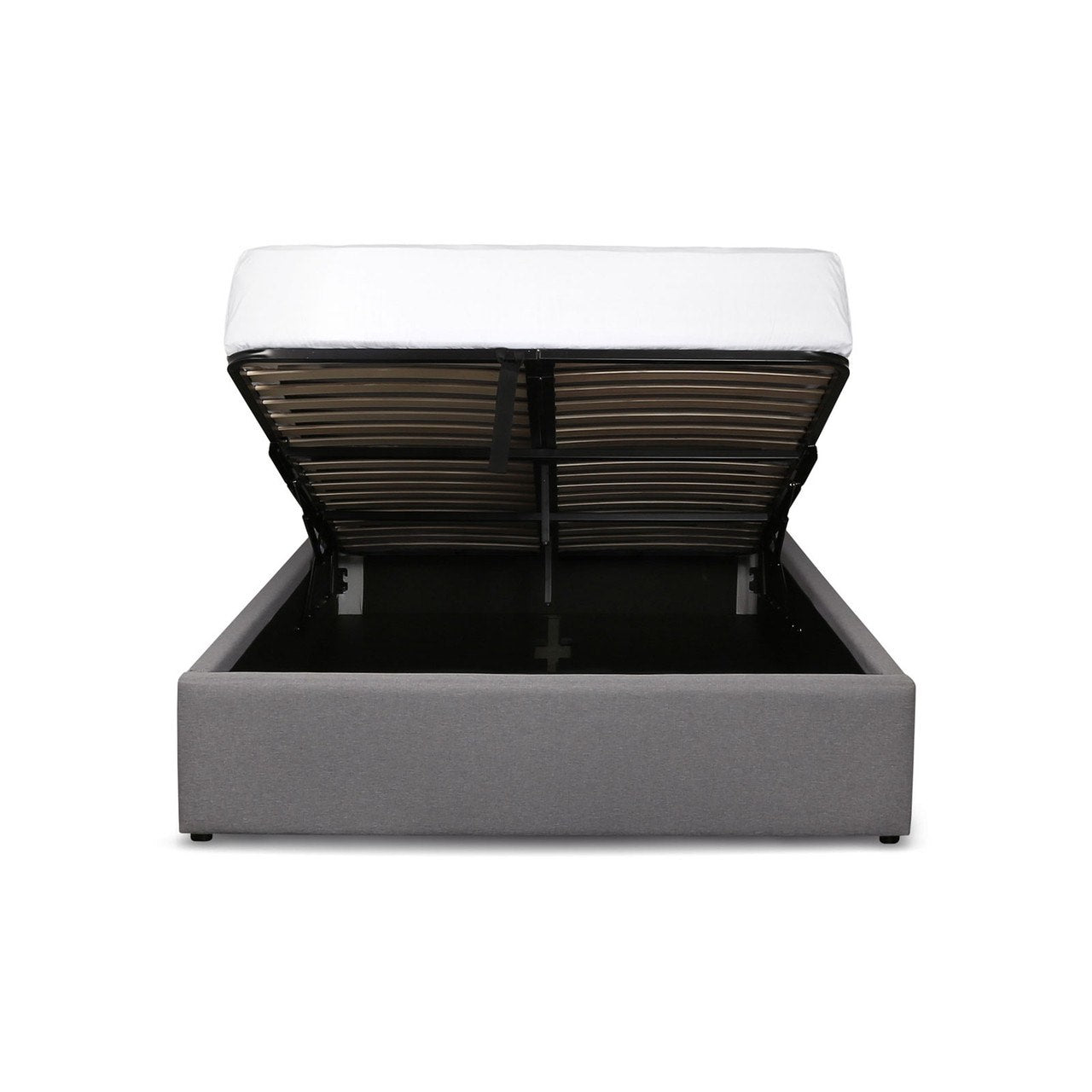 baseJustin Double Storage Bed - Greige - Dekor Butik