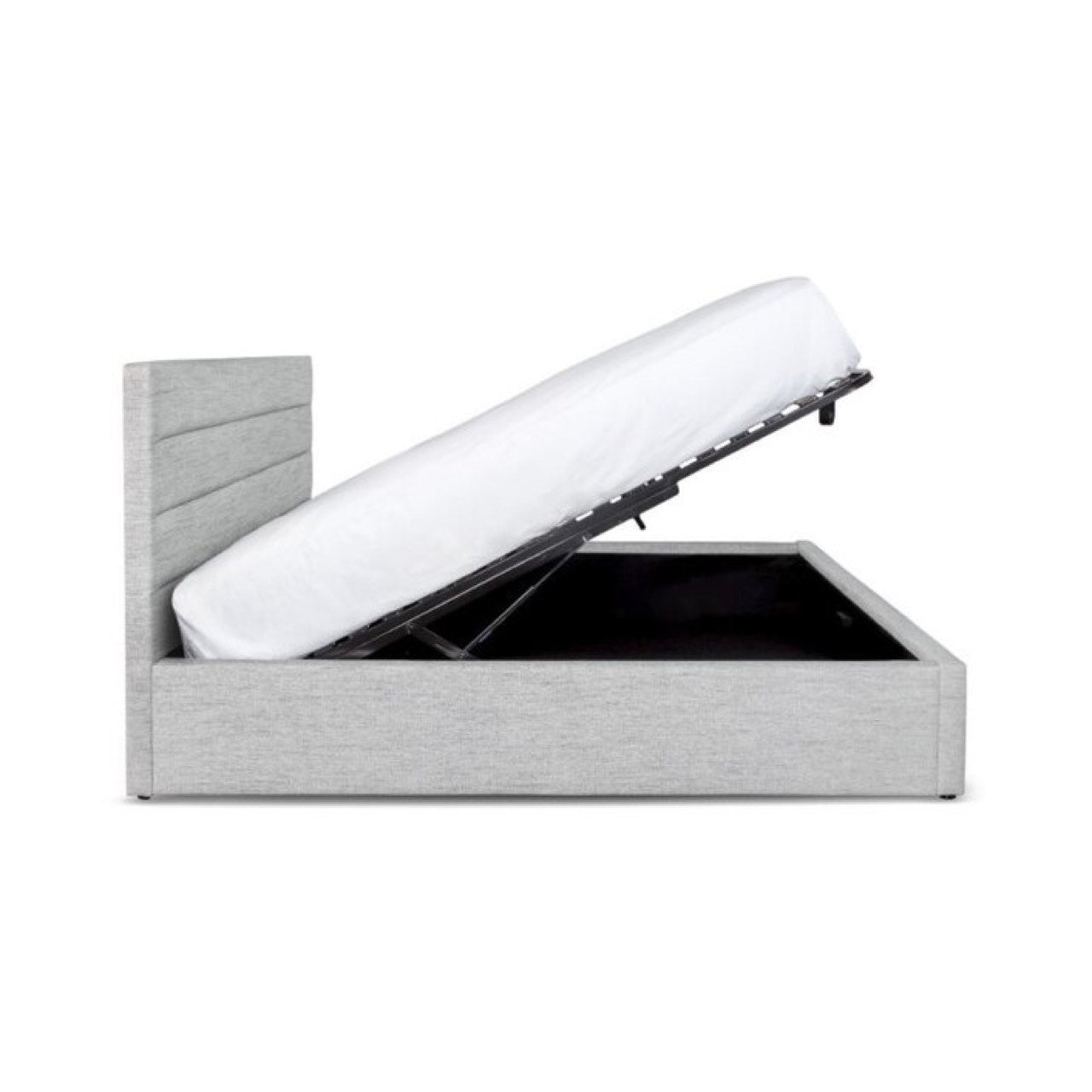 baseJustin Double Storage Bed - Stone - Dekor Butik