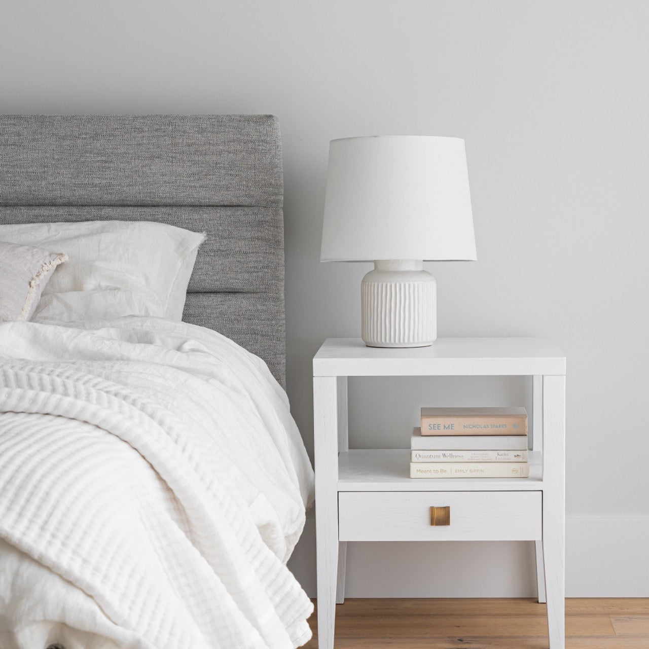 baseJustin Double Storage Bed - Stone - Dekor Butik