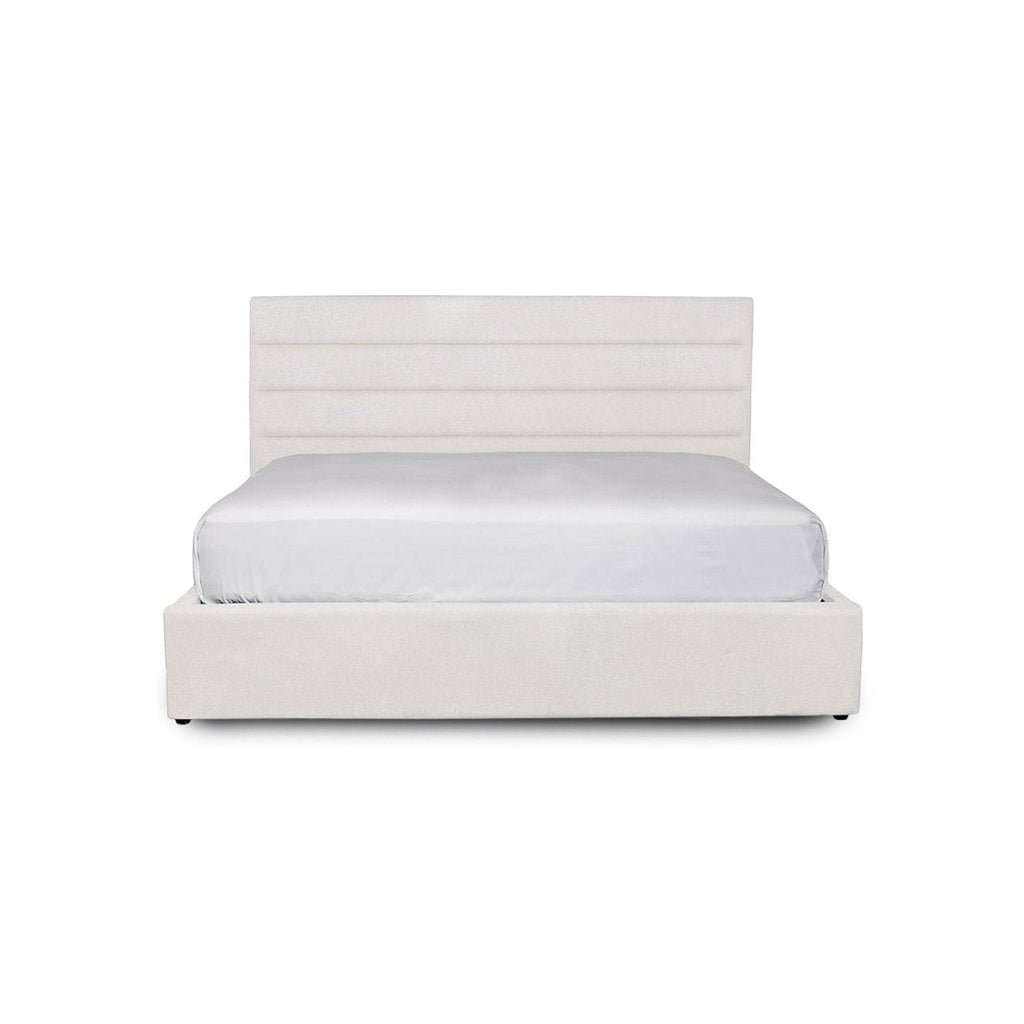 baseJustin Double Storage Bed Tall - Cream - Dekor Butik