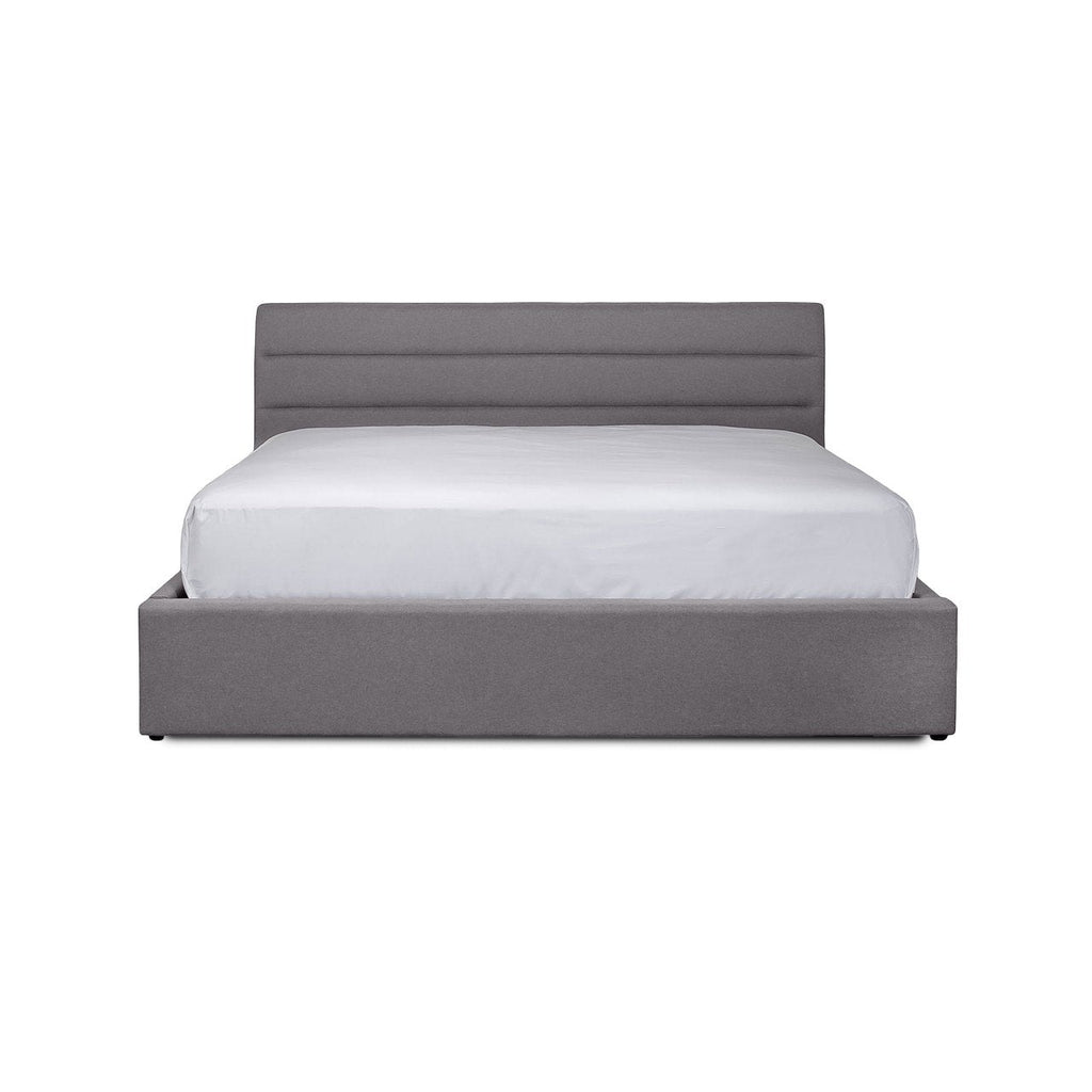baseJustin King Bed - Greige - Dekor Butik