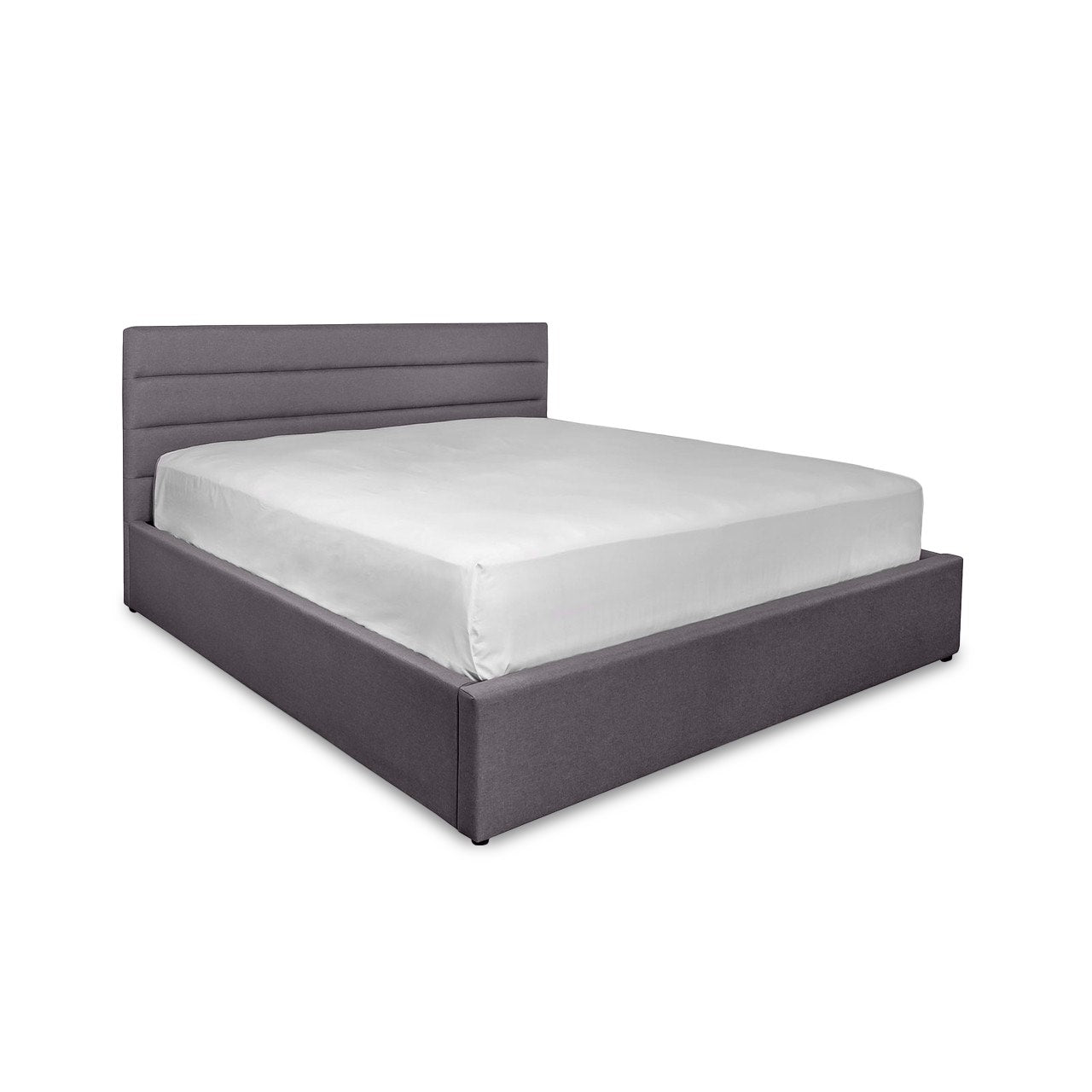 baseJustin King Bed - Greige - Dekor Butik