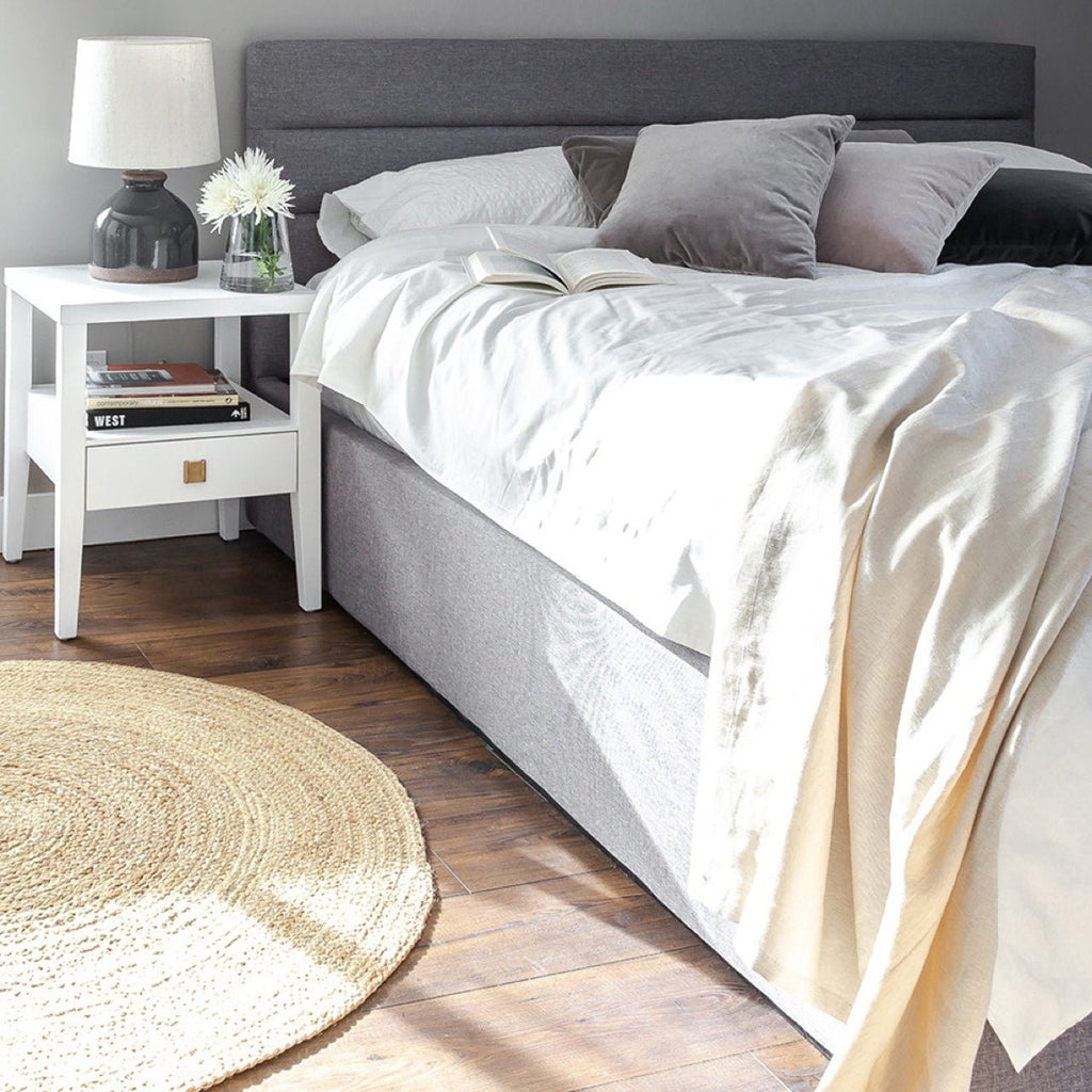 baseJustin King Storage Bed - Greige - Dekor Butik