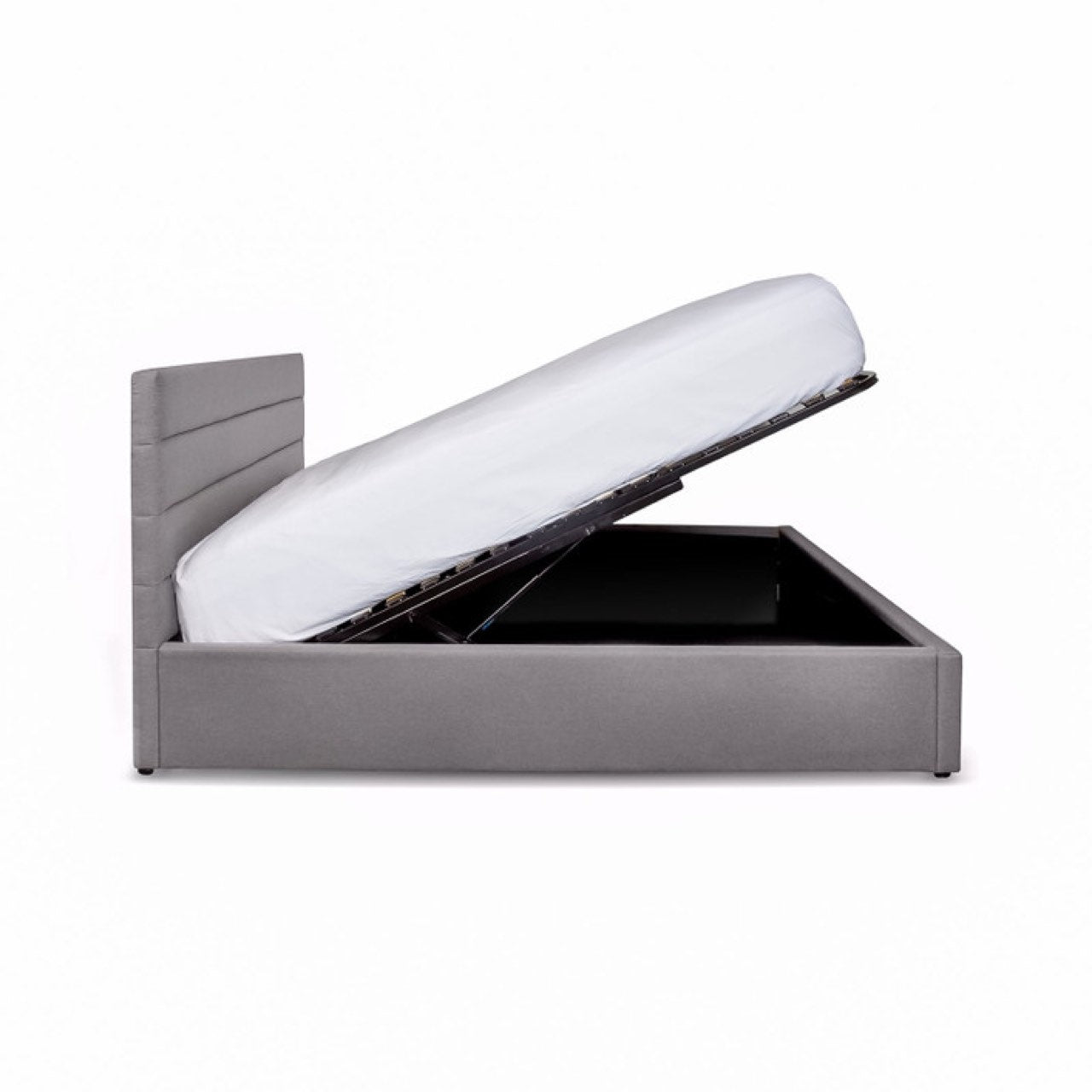 baseJustin King Storage Bed - Greige - Dekor Butik