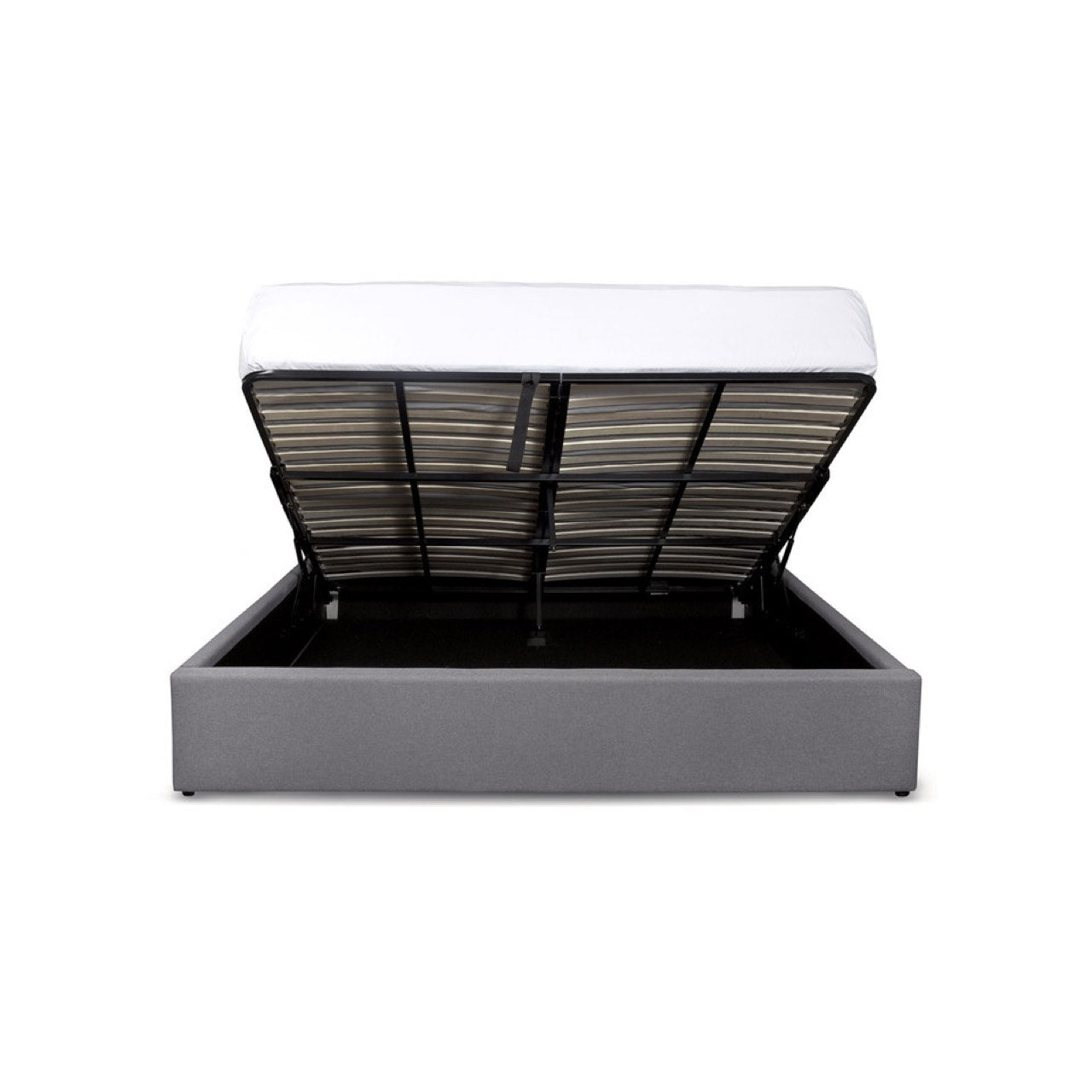 baseJustin King Storage Bed - Greige - Dekor Butik