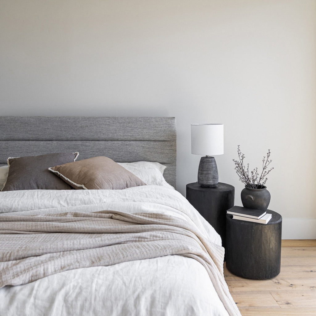 baseJustin King Storage Bed - Stone - Dekor Butik