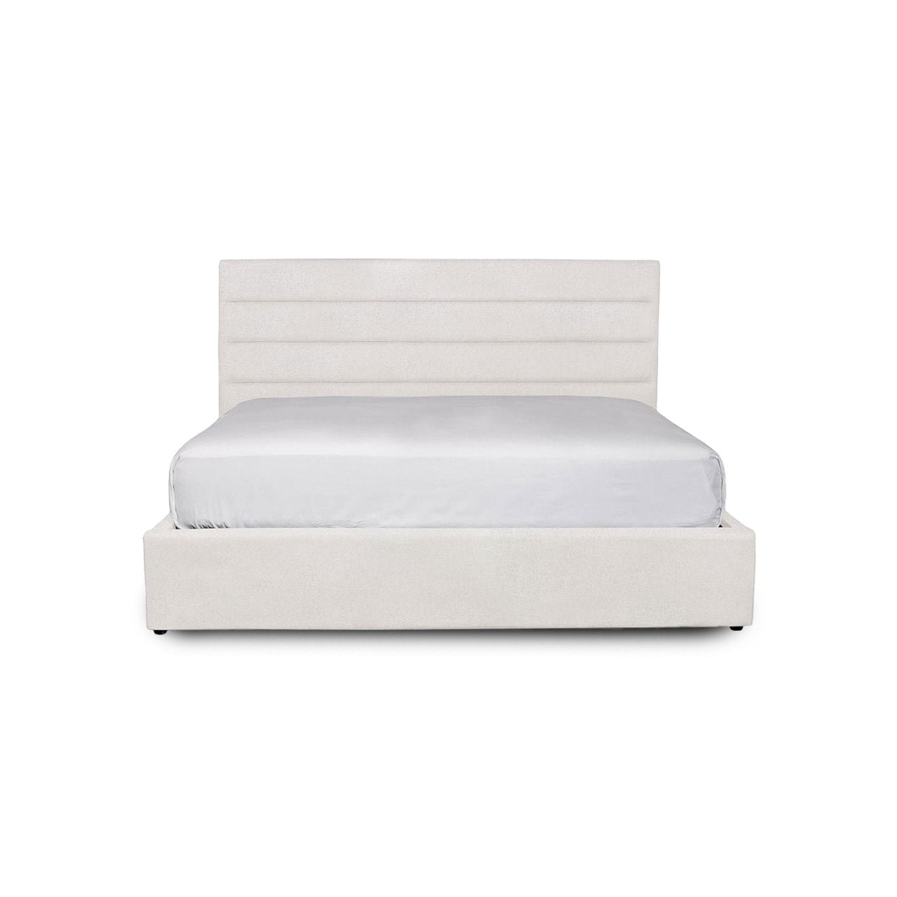 baseJustin Queen Bed Tall - Cream - Dekor Butik