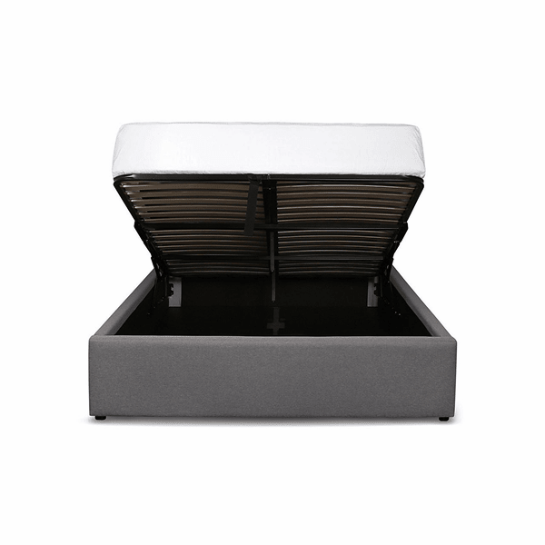Justin Queen Storage Bed - Dark Greige - Dekor Butik