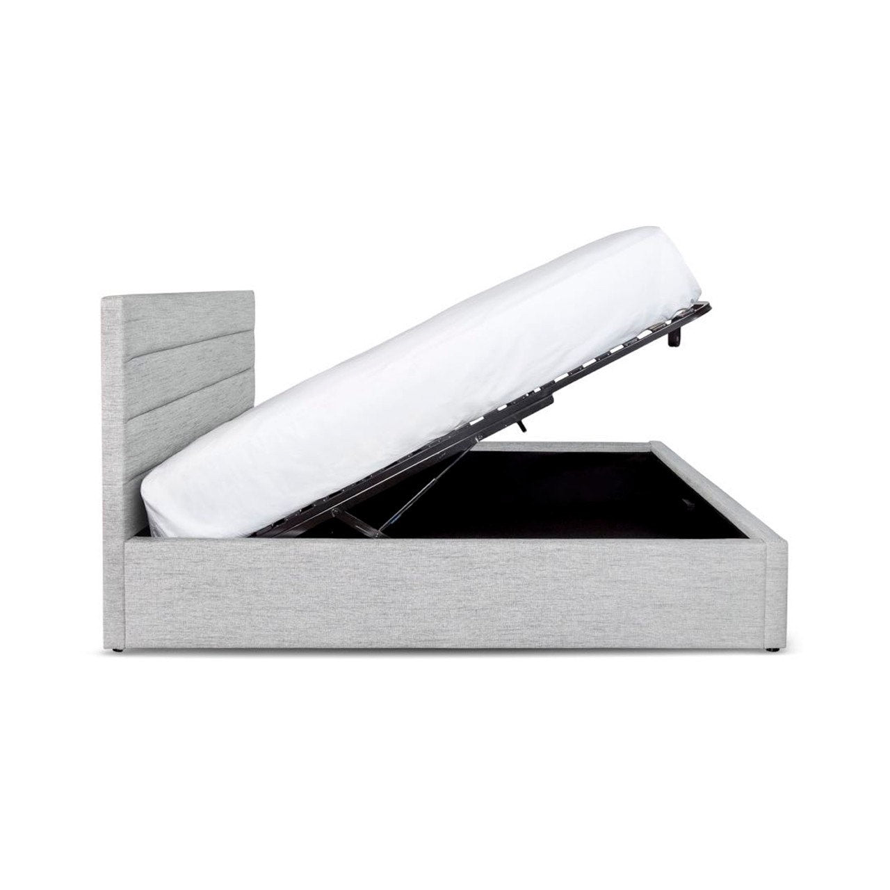 baseJustin Queen Storage Bed - Stone - Dekor Butik