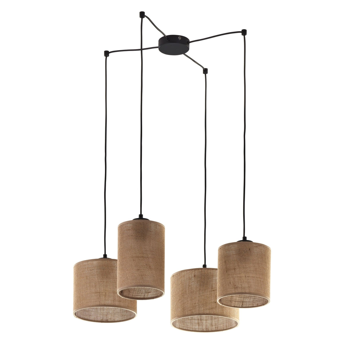 JUTE 4 - Light Adjustable Pendant Light for Kitchen Island & Dining Table - Dekor Butik
