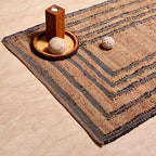 Area RugsJute & Leather Rug – 36" x 60" - Dekor Butik