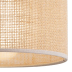 Jute Natural Fiber Scandinavian Pendant Ceiling Light for Kitchen Island, Dining Room & Warm Interior Lighting - Dekor Butik