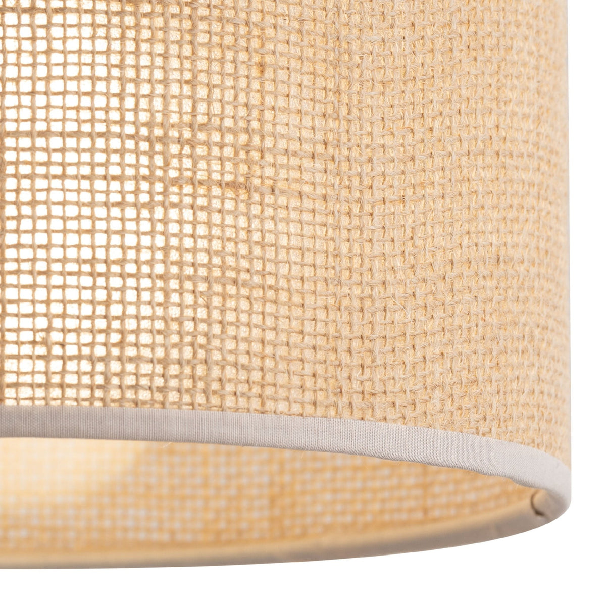 Jute Natural Fiber Scandinavian Pendant Ceiling Light for Kitchen Island, Dining Room & Warm Interior Lighting - Dekor Butik