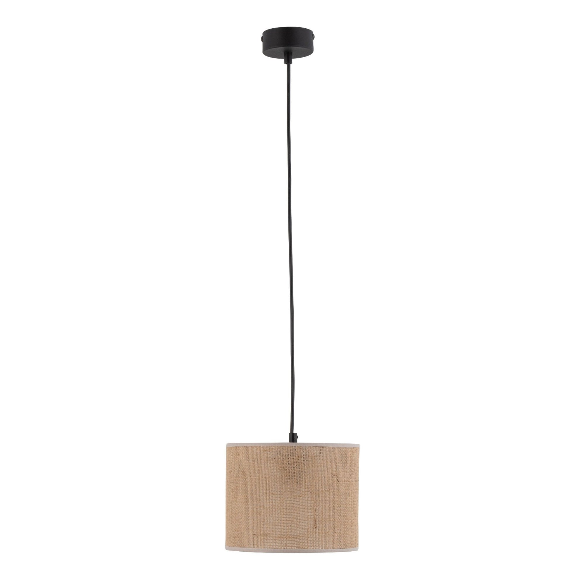 Jute Natural Fiber Scandinavian Pendant Ceiling Light for Kitchen Island, Dining Room & Warm Interior Lighting - Dekor Butik