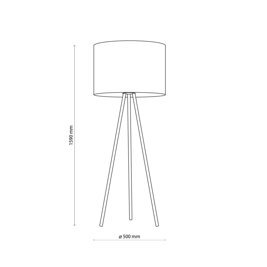 JUTE Natural Woven Floor Lamp for Living Room, Bedroom & Reading Nook – Scandinavian Minimalist Lighting - Dekor Butik