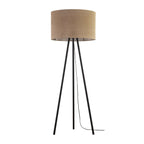 JUTE Natural Woven Floor Lamp for Living Room, Bedroom & Reading Nook – Scandinavian Minimalist Lighting - Dekor Butik
