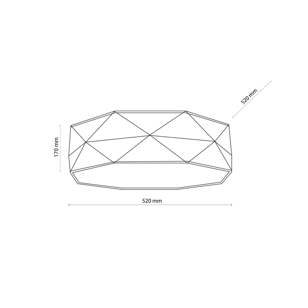 KANTOOR Beige Linen Flush Mount Light - Dekor Butik