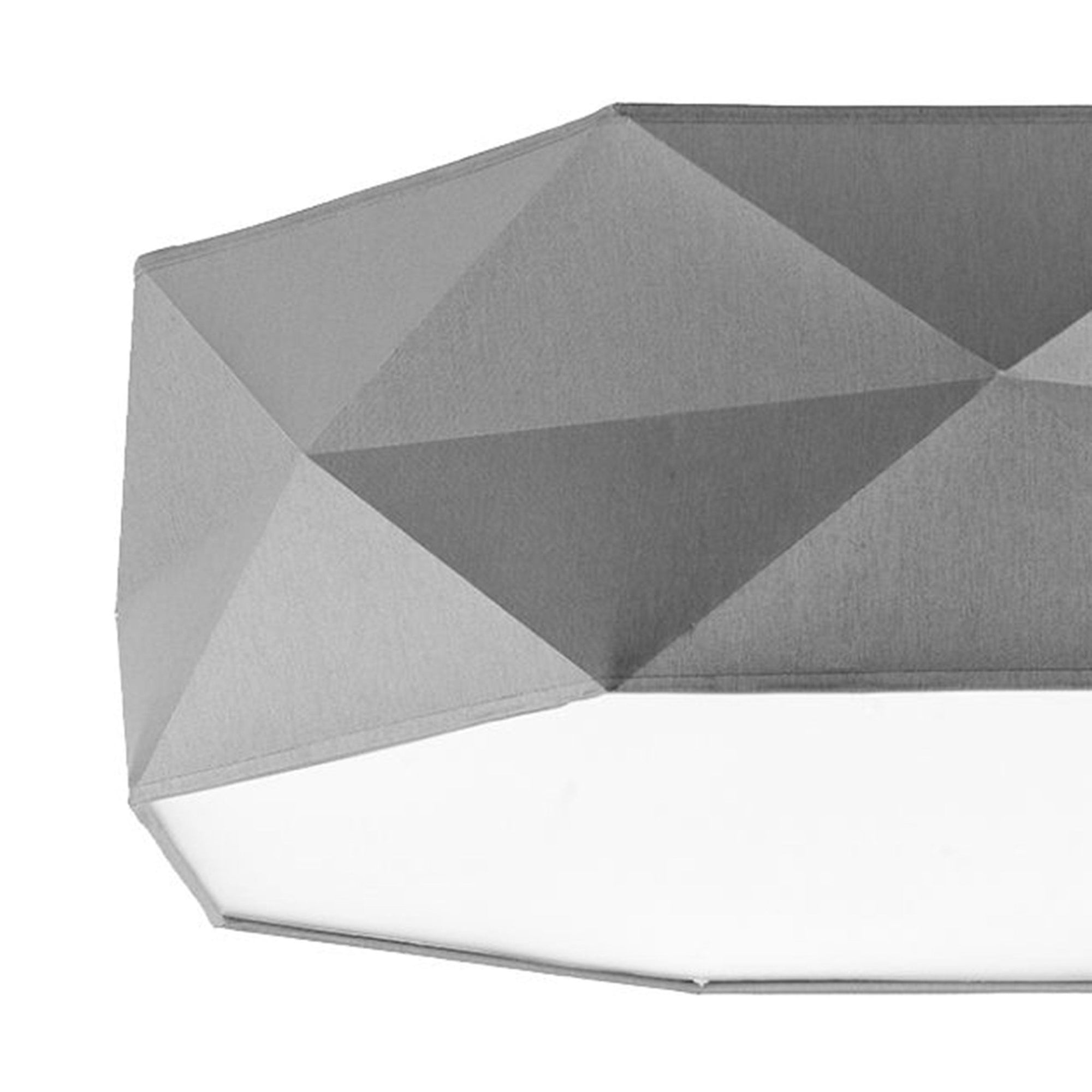 KANTOOR Gray Modern Flush Mount Light - Dekor Butik