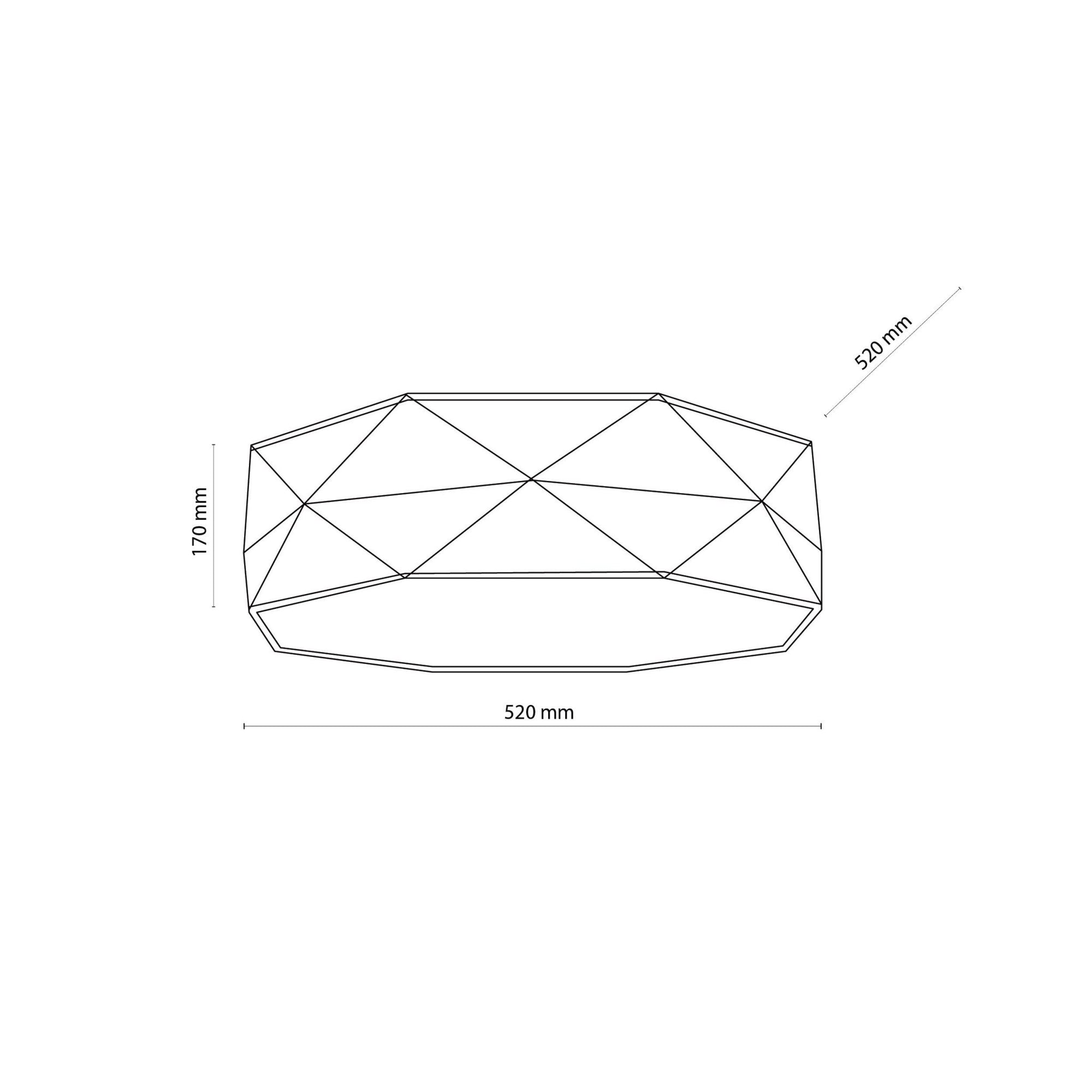 KANTOOR Gray Modern Flush Mount Light (Clearance) - Dekor Butik