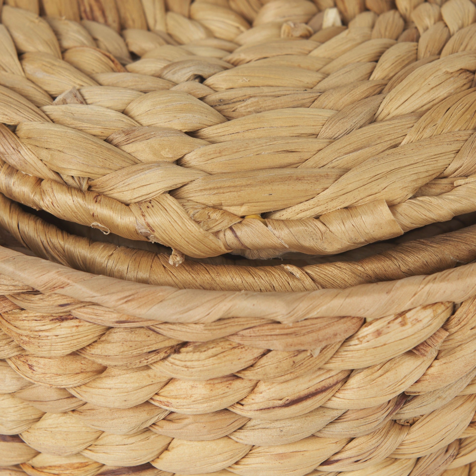 Kea Set of 3 Nesting Water Hyacinth Boxes with Lids - Dekor Butik
