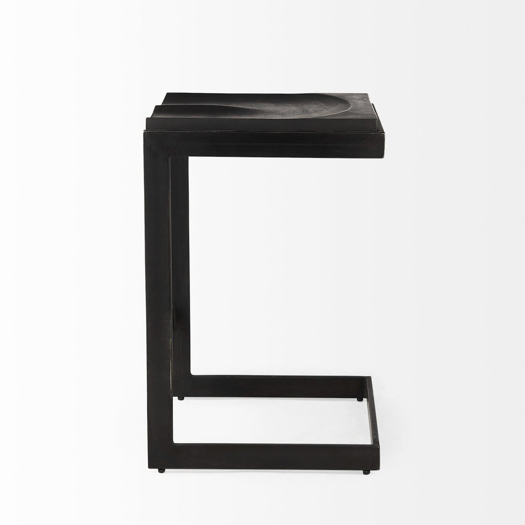 Kiran Wood Counter Stool - 2 Colors - Dekor Butik