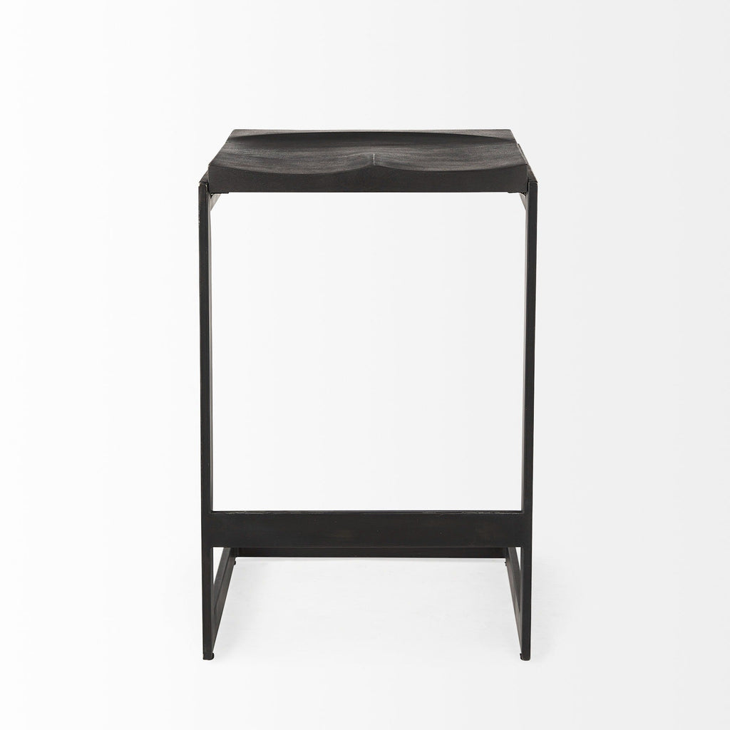 Kiran Wood Counter Stool - 2 Colors - Dekor Butik