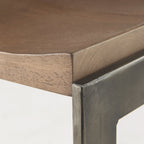 Kiran Wood Counter Stool - 2 Colors - Dekor Butik