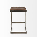 Kiran Wood Counter Stool - 2 Colors - Dekor Butik