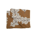 Throw BlanketsKnit Leaf Design Throw Blanket - Dekor Butik