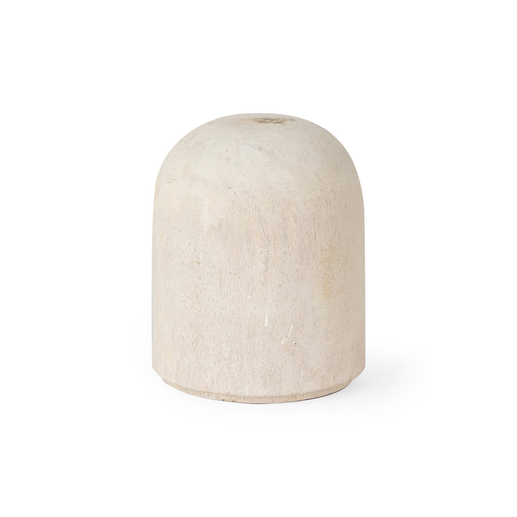 Sculpture & ObjectsKnox White Wash Object - 3 Sizes - Dekor Butik