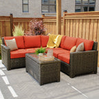 Coffee TableLaguna Point Wicker Outdoor Storage Chest Coffee Table - Dekor Butik