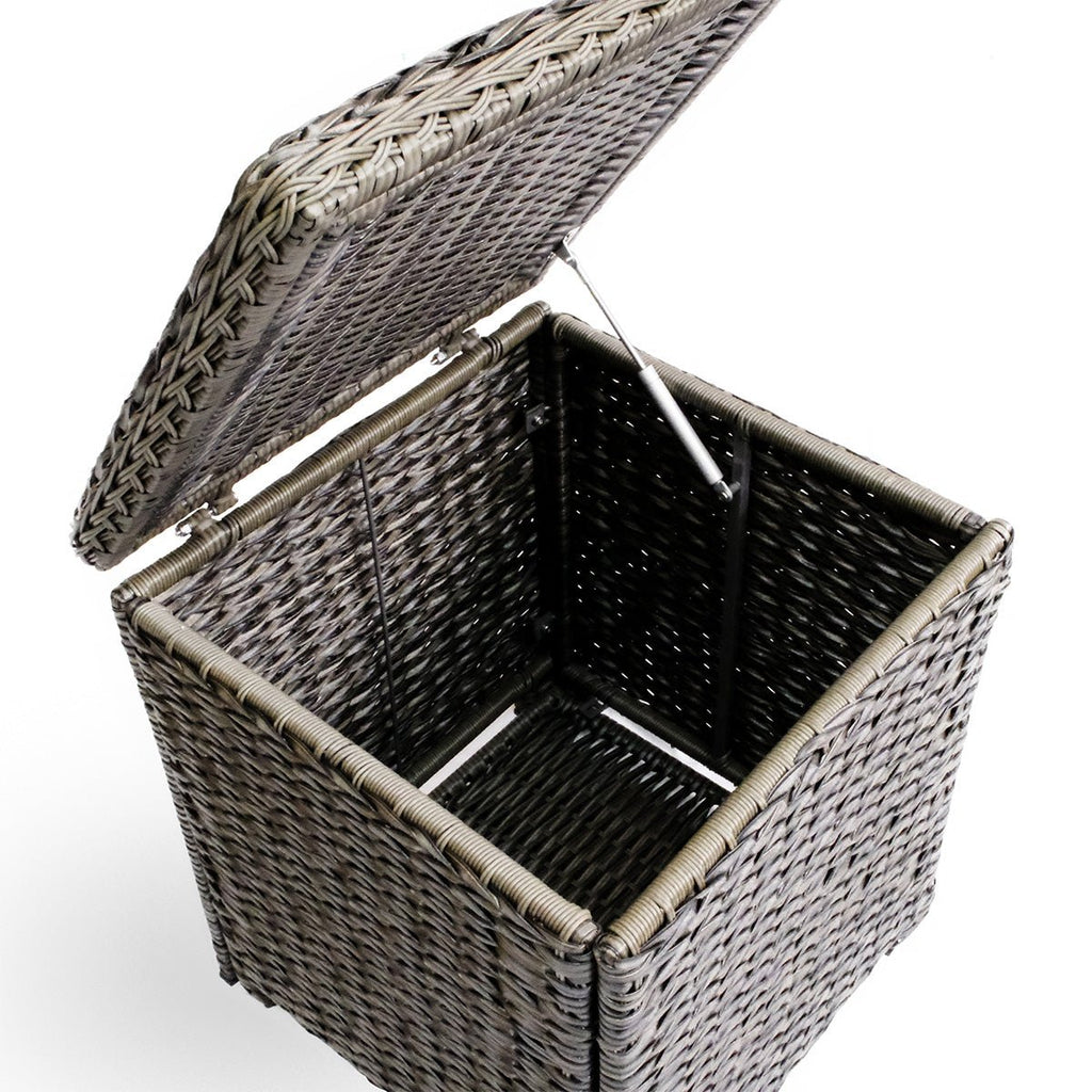 End TableLaguna Point Wicker Outdoor Storage Chest End Table - Dekor Butik