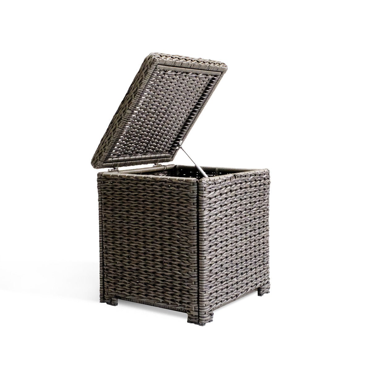 End TableLaguna Point Wicker Outdoor Storage Chest End Table - Dekor Butik