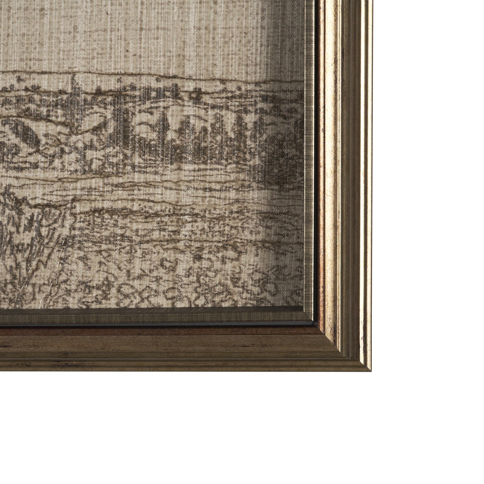 Landscape with an Oak Tree by Hercules Segers a Hand Embellished Framed Decograph Art Print - Dekor Butik