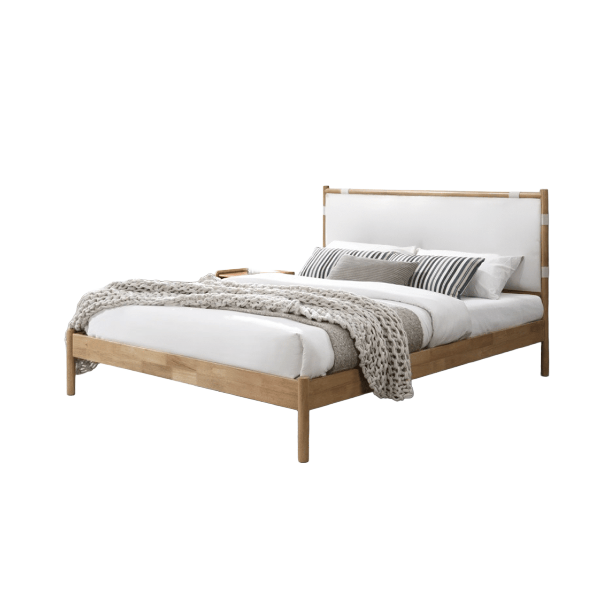 baseLaval Queen Bed - Buff - Dekor Butik