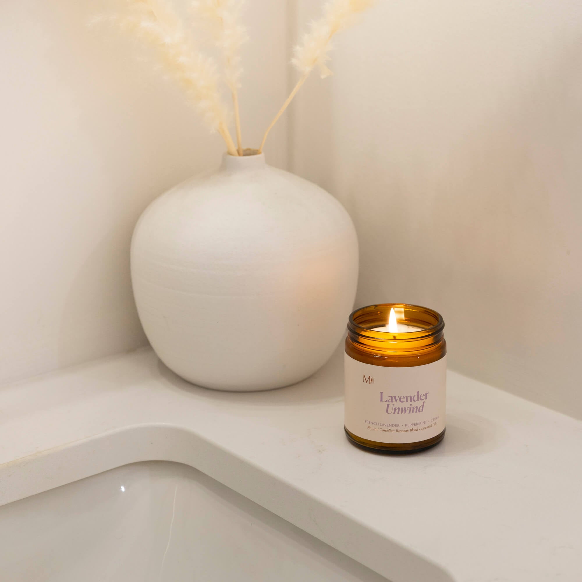 CandlesLavender Unwind Candle - Dekor Butik