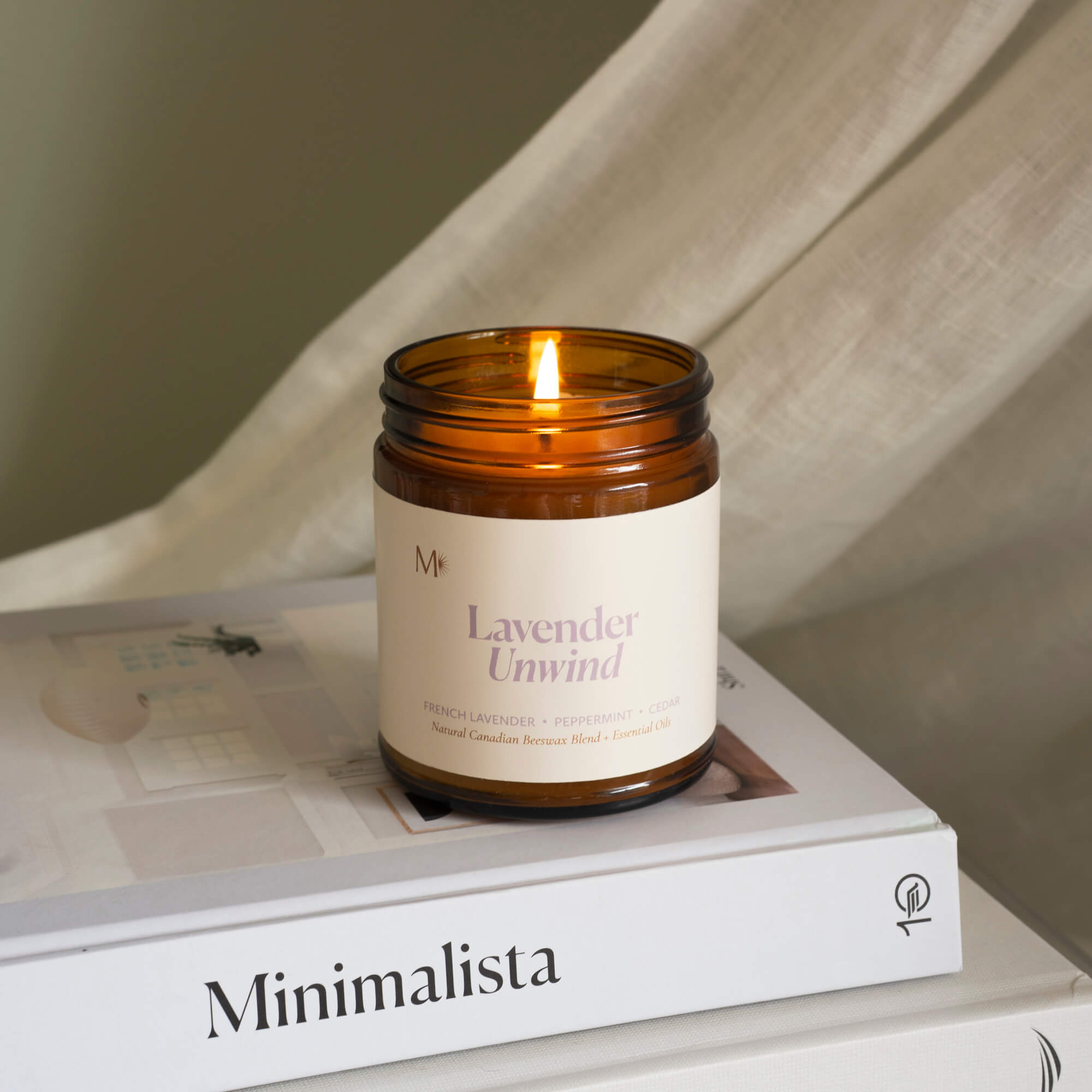 CandlesLavender Unwind Candle - Dekor Butik