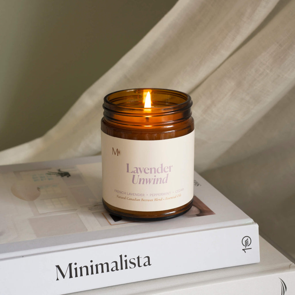 CandlesLavender Unwind Candle - Dekor Butik