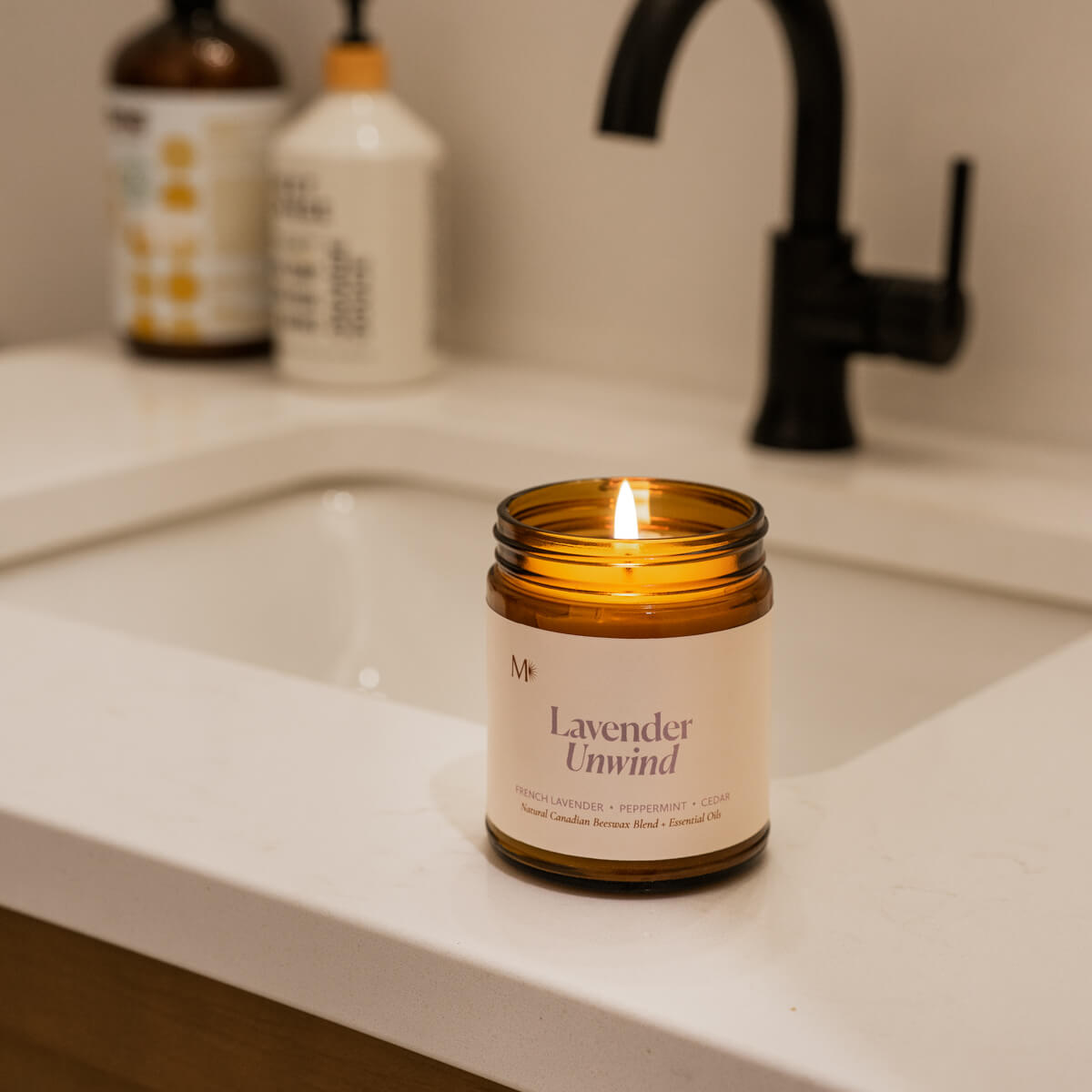 CandlesLavender Unwind Candle - Dekor Butik