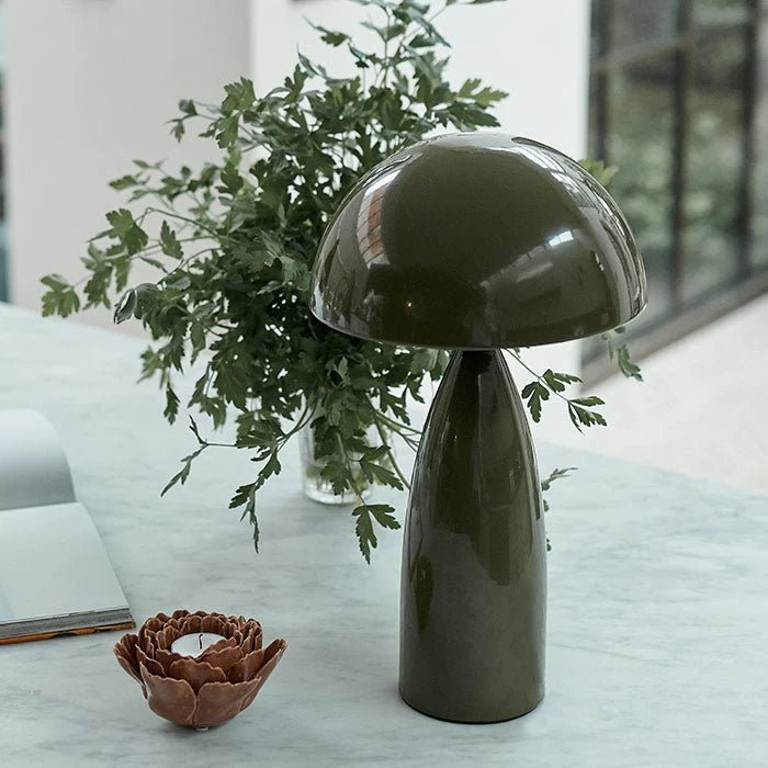 ChandelierLeoma Metal LED Table Lamp - Olive - Dekor Butik