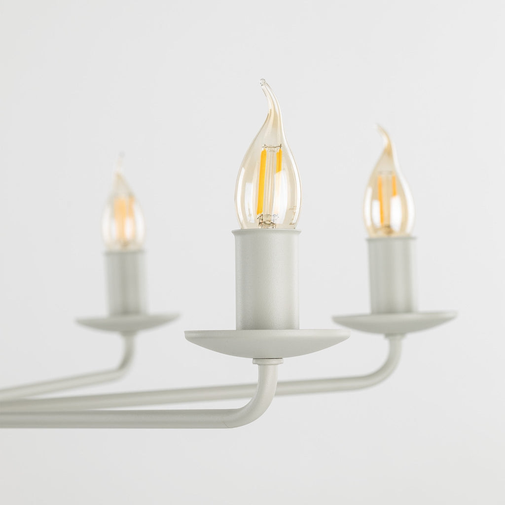 LIMAL Vintage Candle Chandelier Pendant Light for Dining Room, Living Room & Entryway - Dekor Butik
