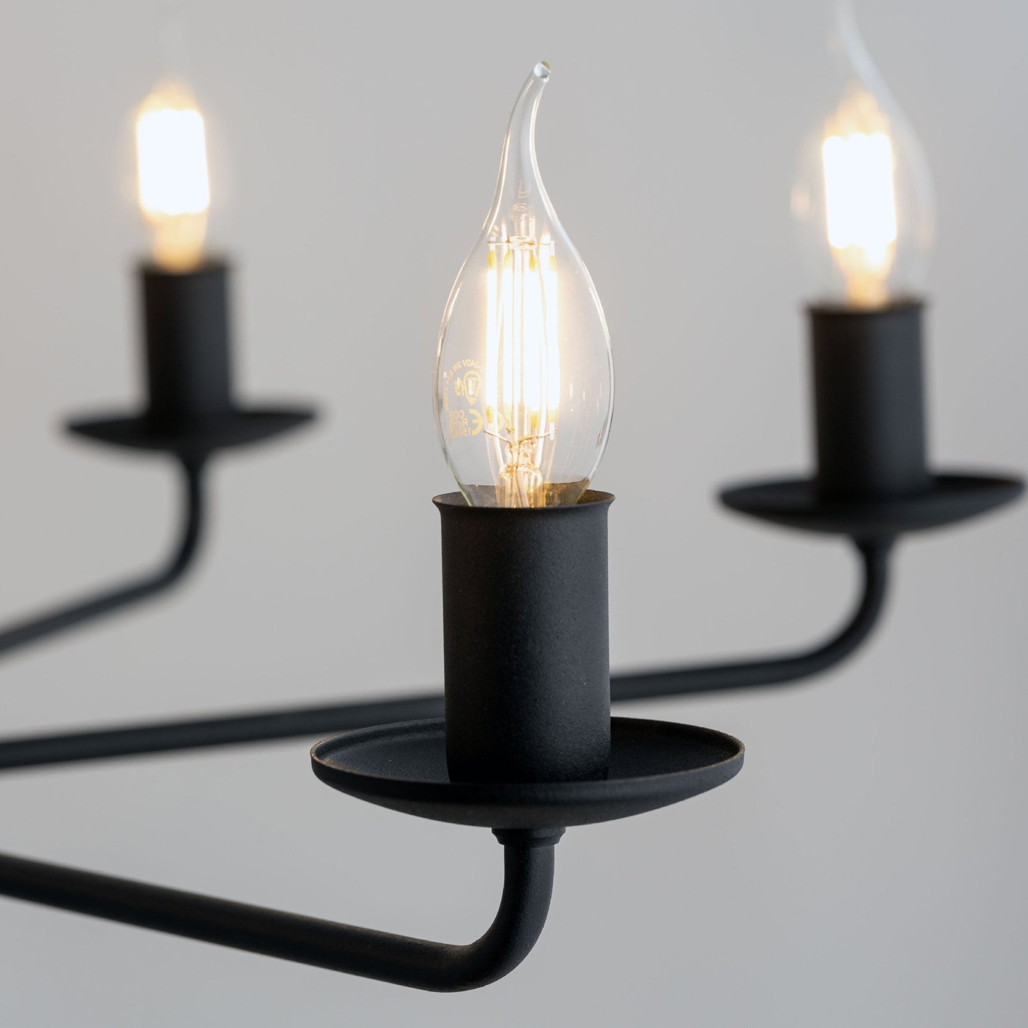 LIMAL Vintage Candle Chandelier Pendant Light for Dining Room, Living Room & Entryway - Dekor Butik