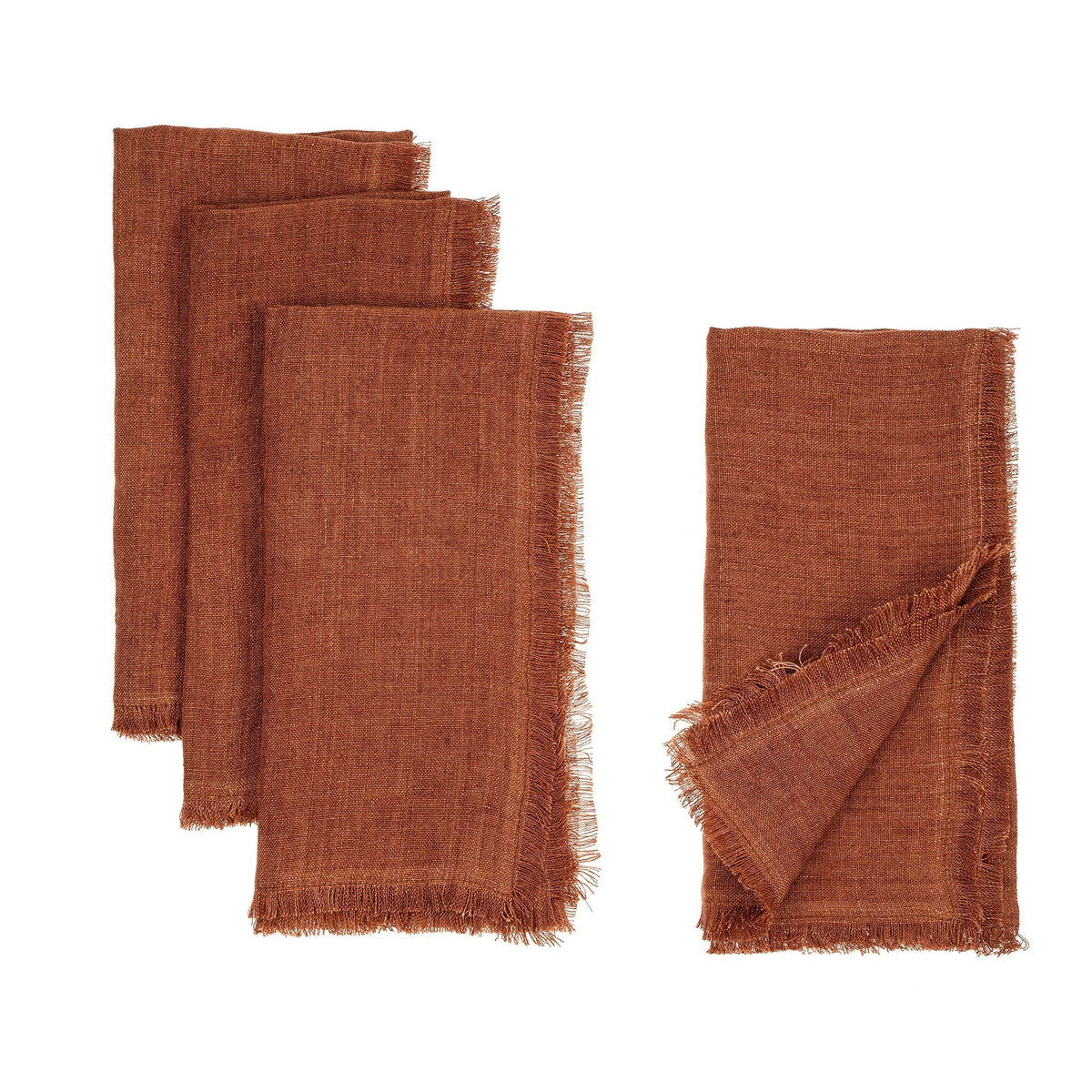 KitchenLina Linen Napkins Set of 4 - 4 Colours - Dekor Butik